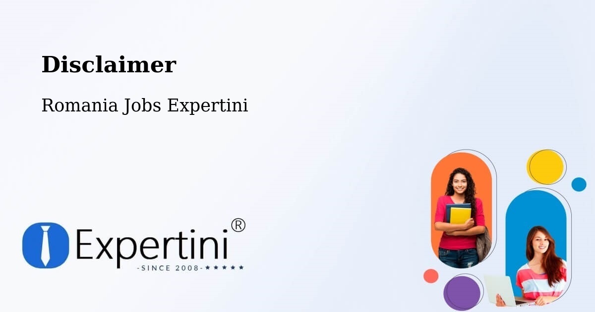 Disclaimer – Putna - Romania Jobs Expertini