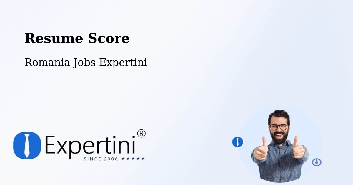 Resume Score & Job Description Match Tool – Putna - Romania Jobs Expertini